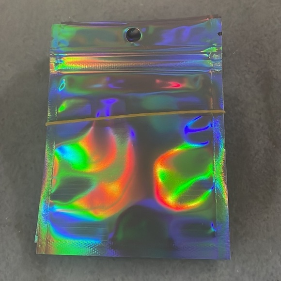 Holographic craft bags ziploc storage containers New one size 12pc - Picture 5 of 6